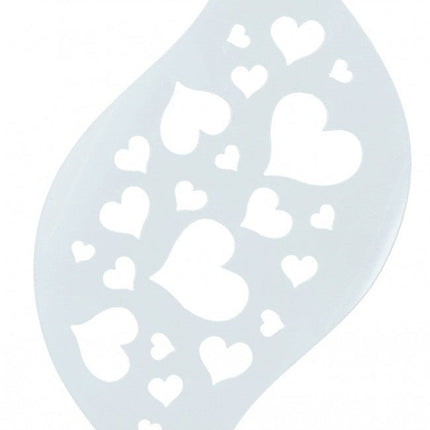 Witte Make Up Sjabloon Hartjes van Superstar koop je bij Partywinkel