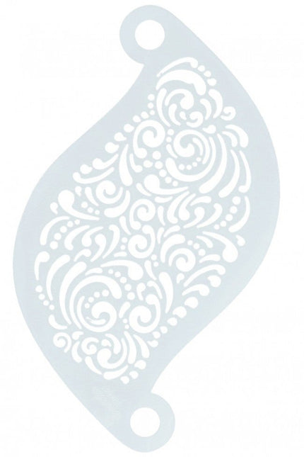 Witte Make Up Sjabloon Patroon van Superstar koop je bij Partywinkel