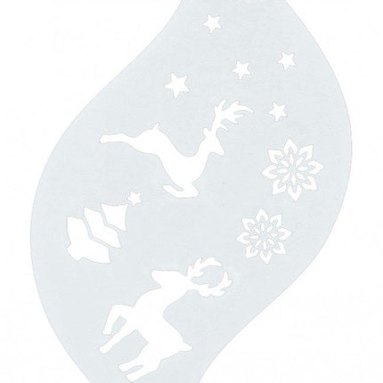 Witte Make Up Sjabloon Rendier van Superstar koop je bij Partywinkel