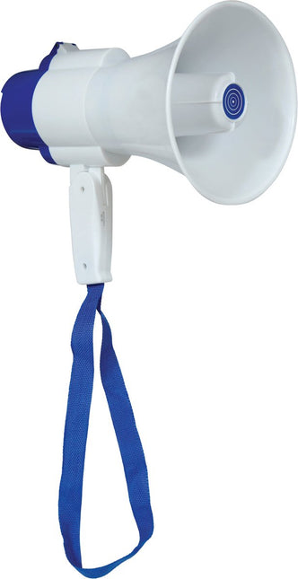 Witte Megafoon van Fiestas Guirca koop je bij Partywinkel