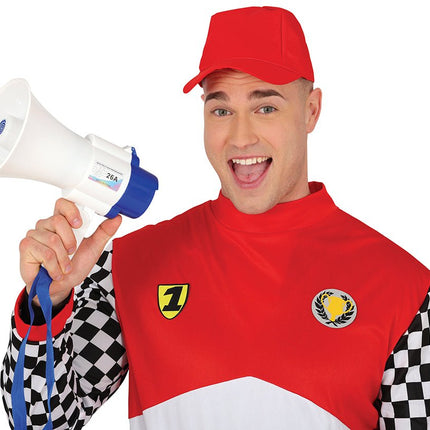 Witte Megafoon van Fiestas Guirca koop je bij Partywinkel