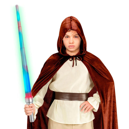 Witte Nep Zwaard Met Licht 90cm van Widmann koop je bij Partywinkel