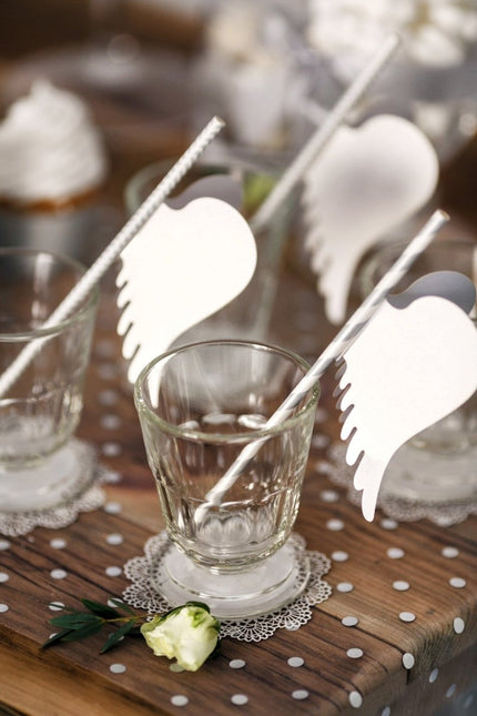 Witte Organza Stof Gouden Stippen 36cm 9m van Partydeco koop je bij Partywinkel