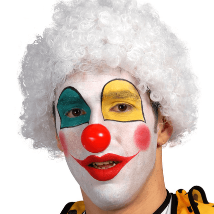 Witte Pruik Krullen van Fiestas Guirca koop je bij Partywinkel