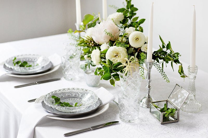 Witte Servetten Stof 35cm 25st van Partydeco koop je bij Partywinkel