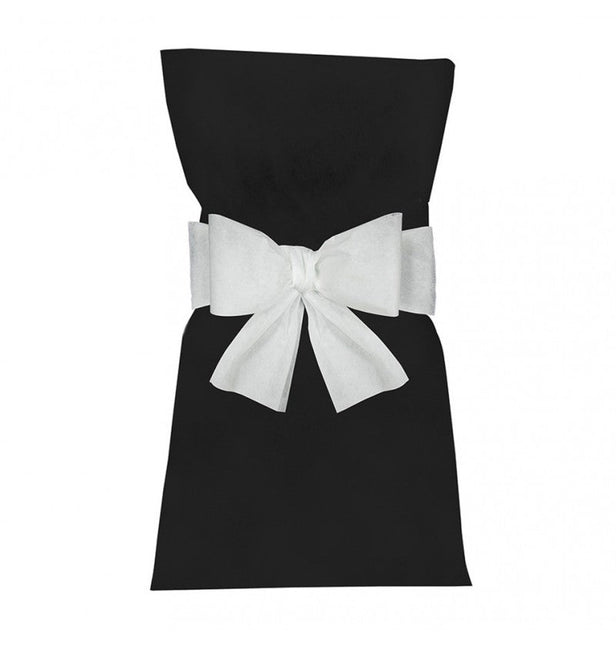 Witte Stoel Strik 19cm 6st van CHAKS koop je bij Partywinkel