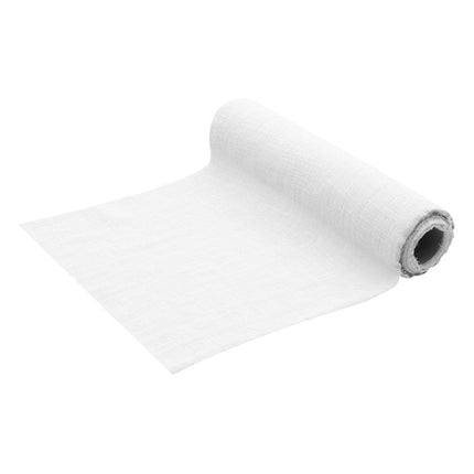 Witte Tafelloper Katoen 5m van CHAKS koop je bij Partywinkel