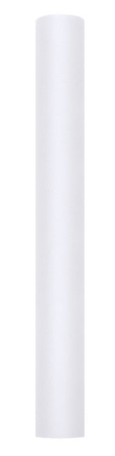 Witte Tule Rol 50cm 9m van Partydeco koop je bij Partywinkel