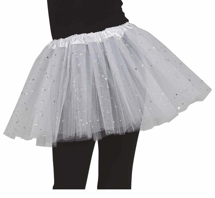 Witte Tutu Sterren 30cm van Fiestas Guirca koop je bij Partywinkel