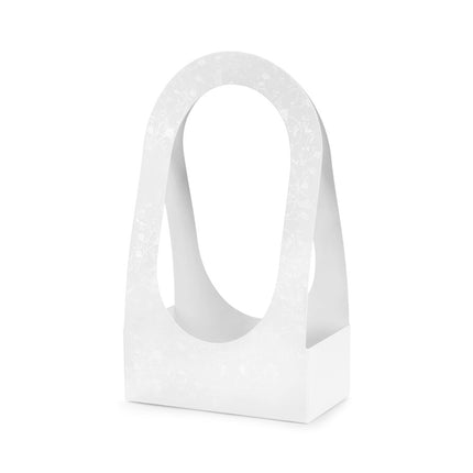 Witte Uitdeelbox Bloemenbak 38cm van Partydeco koop je bij Partywinkel