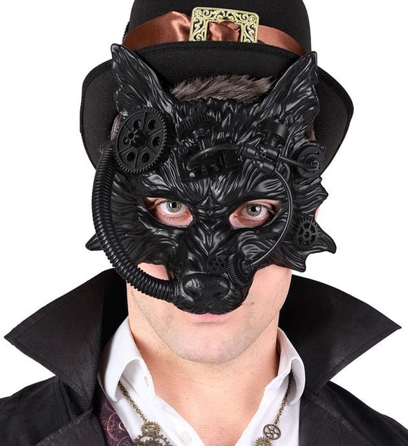 Wolf Masker Zwart van Widmann koop je bij Partywinkel