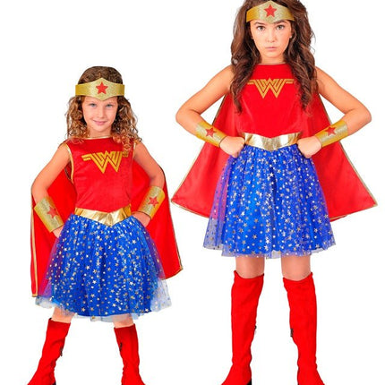 Wonder Girl Rood Blauw van Widmann koop je bij Partywinkel