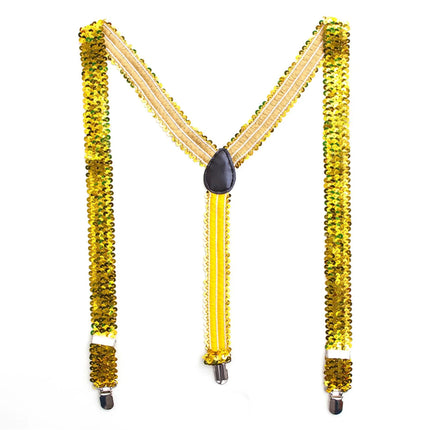 Neon-paljettihousunauhat 2,5 cm