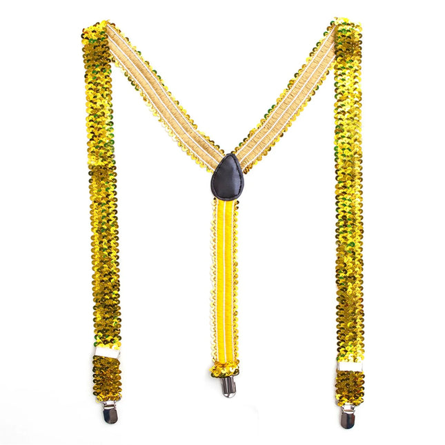Neon-paljettihousunauhat 2,5 cm