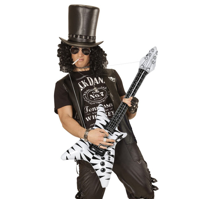 Zebra Opblaas Gitaar van Widmann koop je bij Partywinkel