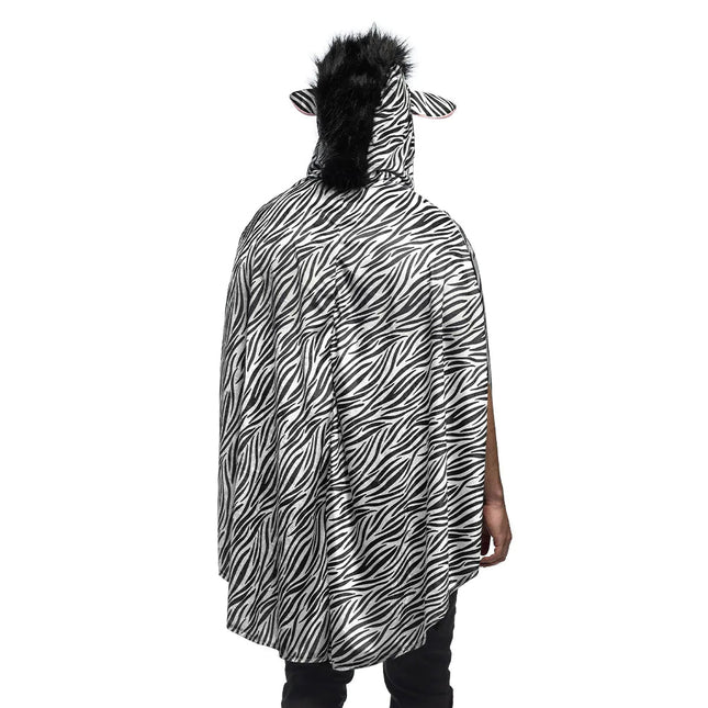 Zebra Poncho van Boland koop je bij Partywinkel