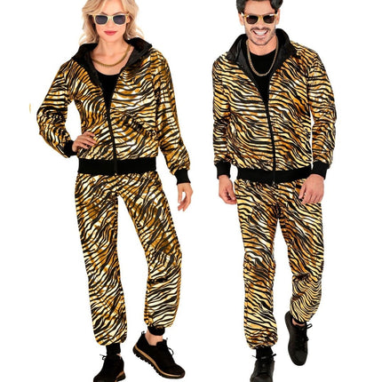 Zebra Trainingspak Fout Goud van Widmann koop je bij Partywinkel