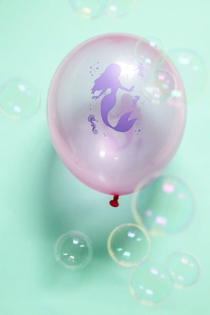 Zeemeermin Ballonnen 33cm 6st van Folat koop je bij Partywinkel