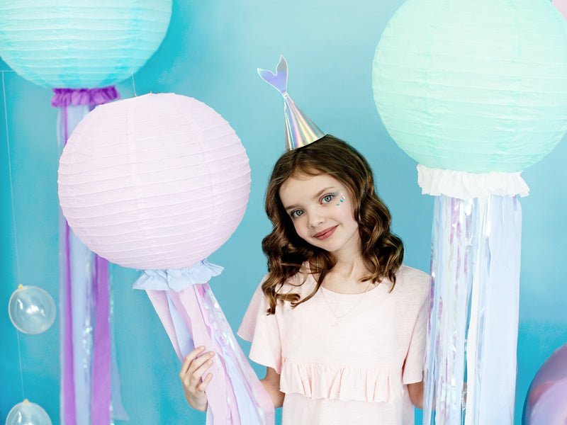 Zeemeermin Feesthoedjes 18cm 6st van Partydeco koop je bij Partywinkel