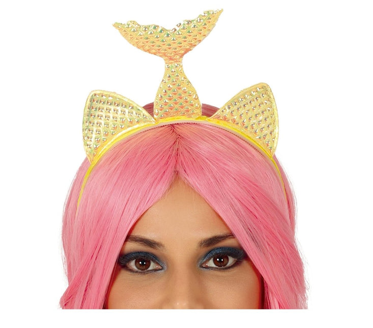 Zeemeermin Haarband Goud van Fiestas Guirca koop je bij Partywinkel