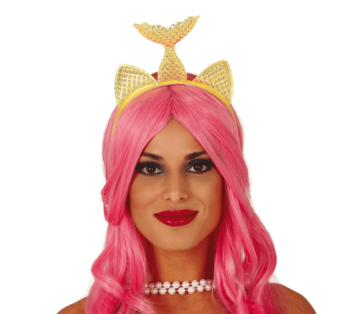 Zeemeermin Haarband Goud van Fiestas Guirca koop je bij Partywinkel