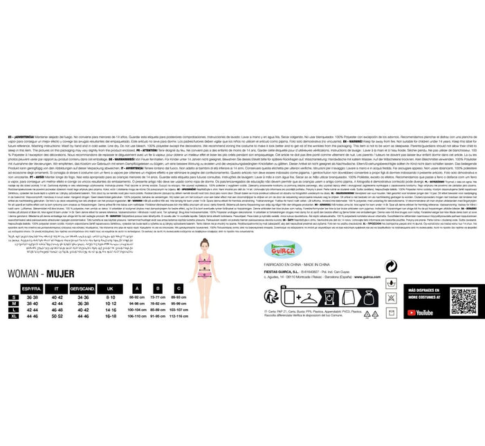 Zeemeermin Kostuum Paars Blauw Dames van Fiestas Guirca koop je bij Partywinkel