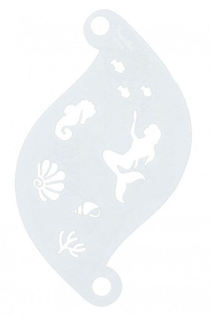 Zeemeermin Make Up Sjabloon van Superstar koop je bij Partywinkel