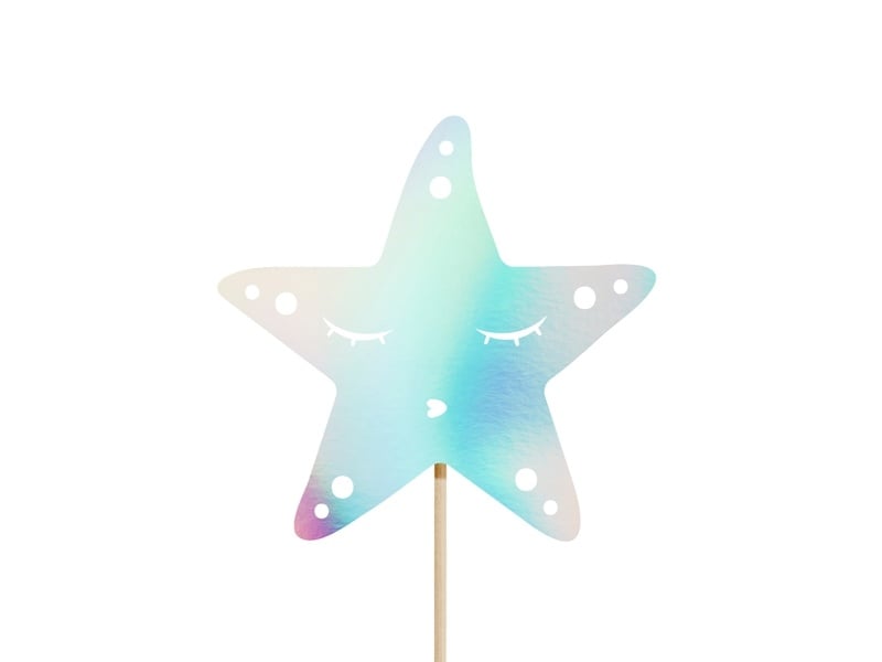 Zeemeermin Taart Topper Set 3 delig van Partydeco koop je bij Partywinkel