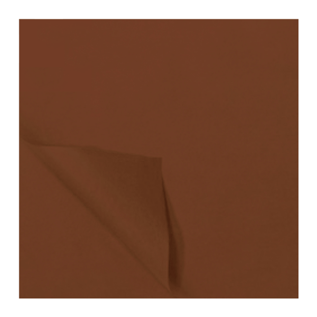 Zijdevloeipapier Roestbruin 50x70cm 25st van Haza Witbaard koop je bij Partywinkel