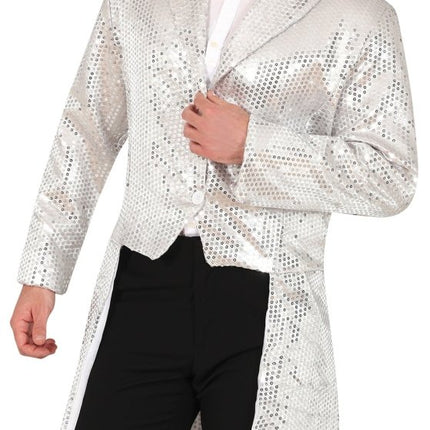 Zilveren Blazer Heren Pailletten van Fiestas Guirca koop je bij Partywinkel