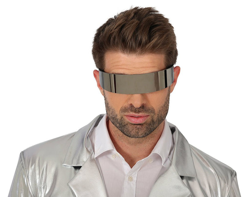 Zilveren Bril Futuristisch van Fiestas Guirca koop je bij Partywinkel