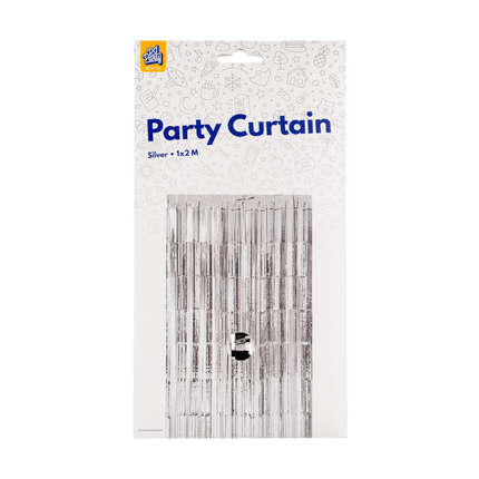 Zilveren Deurgordijn 2m van Paper Dreams koop je bij Partywinkel
