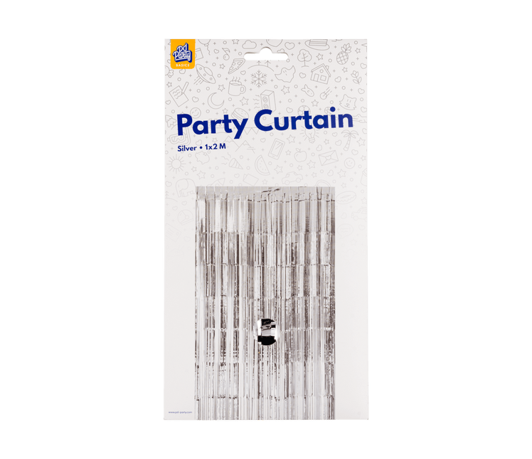 Zilveren Deurgordijn 2m van Paper Dreams koop je bij Partywinkel