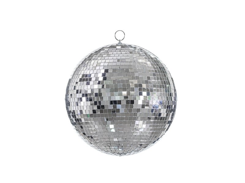 Zilveren Discobal 30cm van Partydeco koop je bij Partywinkel