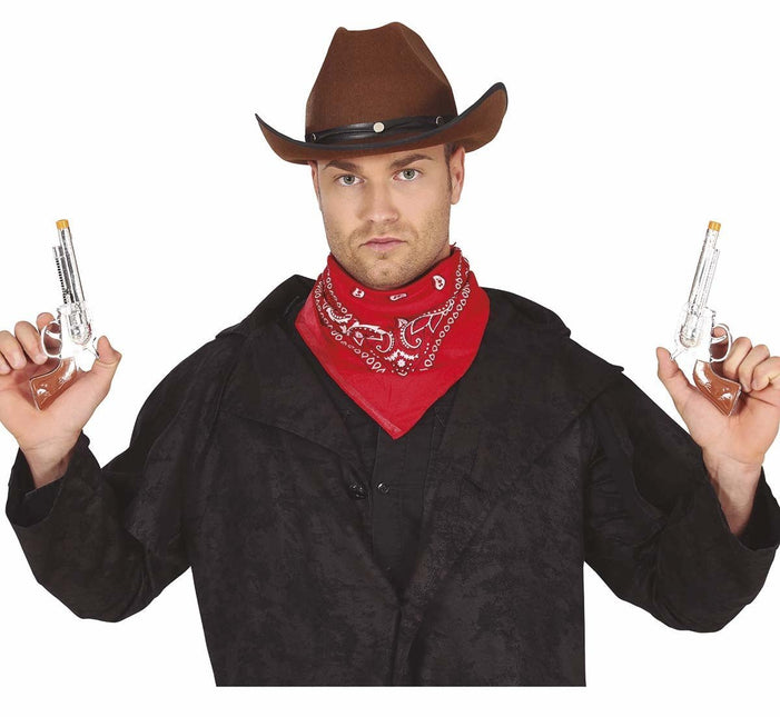 Zilveren Nep Geweer 20cm van Fiestas Guirca koop je bij Partywinkel