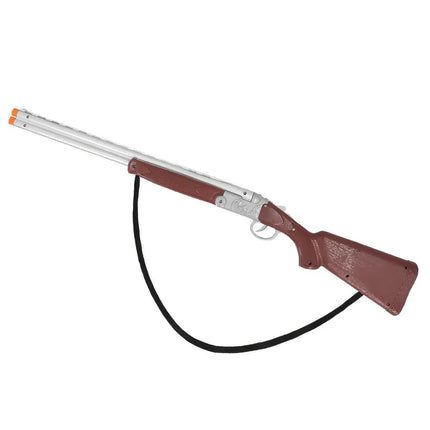 Zilveren Nep Pistool Ranger 68cm van Boland koop je bij Partywinkel