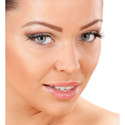 Zilveren Nep Wimpers van Widmann koop je bij Partywinkel