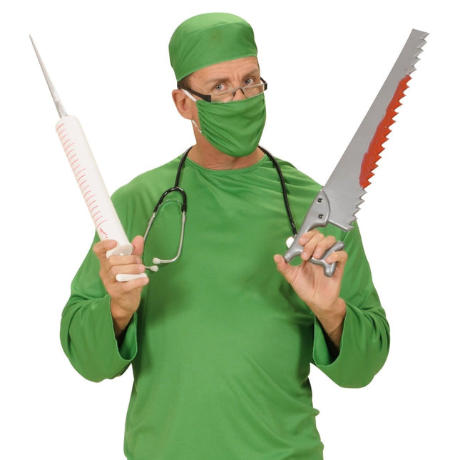 Zilveren Nep Zaag 55cm van Widmann koop je bij Partywinkel