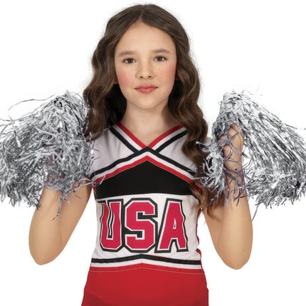 Zilveren Pompoms 2st van Fiestas Guirca koop je bij Partywinkel