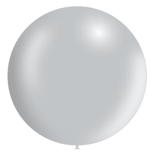 Zilveren Reuze Ballon XL Metallic 91cm van Balloonia koop je bij Partywinkel