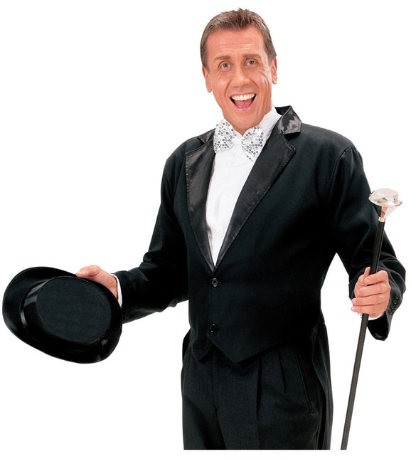 Zilveren Strik Pailletten Met Licht van Widmann koop je bij Partywinkel