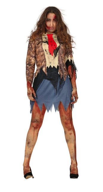 Zombie Halloween Kostuum Dames L van Fiestas Guirca koop je bij Partywinkel