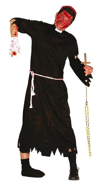Zombie Halloween Kostuum Heren Priester L van Fiestas Guirca koop je bij Partywinkel