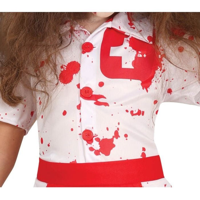 Zuster Halloween Kostuum Meisje Bloed van Fiestas Guirca koop je bij Partywinkel