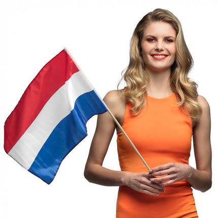 Zwaaivlag Nederland 76cm van Boland koop je bij Partywinkel