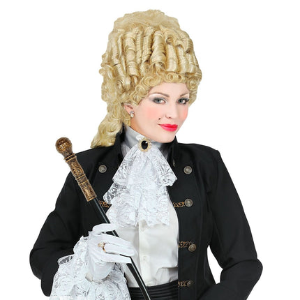 Zwart Gouden Wandelstok 108cm van Widmann koop je bij Partywinkel