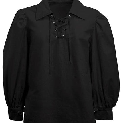 ZWART HISTORISCH KARAKTER SHIRT van Widmann koop je bij Partywinkel