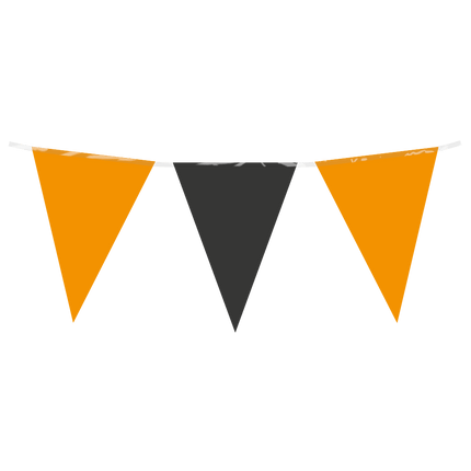 Zwart Oranje Slinger 10m van Paper Dreams koop je bij Partywinkel