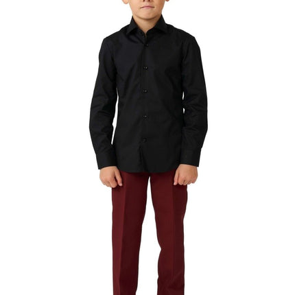 Zwart Overhemd Jongen OppoSuits van OppoSuits koop je bij Partywinkel