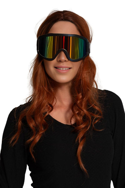 Zwart Skibril van Partychimp koop je bij Partywinkel